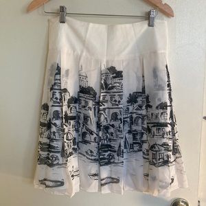 White skirt WHBM size 6